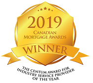 2019 Canadian Mortgage Awards Winner logo